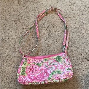 Vera Bradley pink petal small purse crossbody